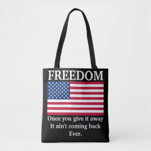 Tote Bag Liberté (noir) Fourre-tout