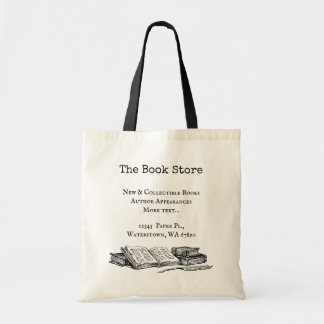 Tote Bag Librairie anciens livres modifiables