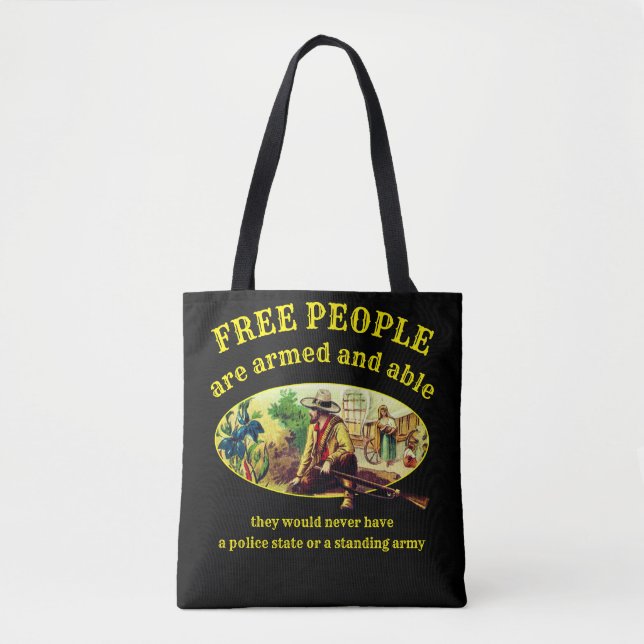 Tote Bag Libres (noirs) Fourre-tout (Devant)