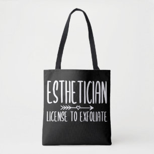 Tote Bag Licence Amusante Esthétique Pour Exfolier