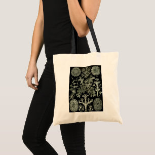 Tote Bag Lichen par Ernst Haeckel, Plantes de la nature vin