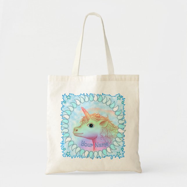 Tote Bag Licorne éclair  (Devant)