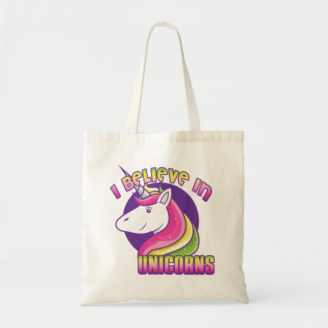 Tote Bag Licorne Fourre-tout - bourse d'enfants d'enfants - (Devant)