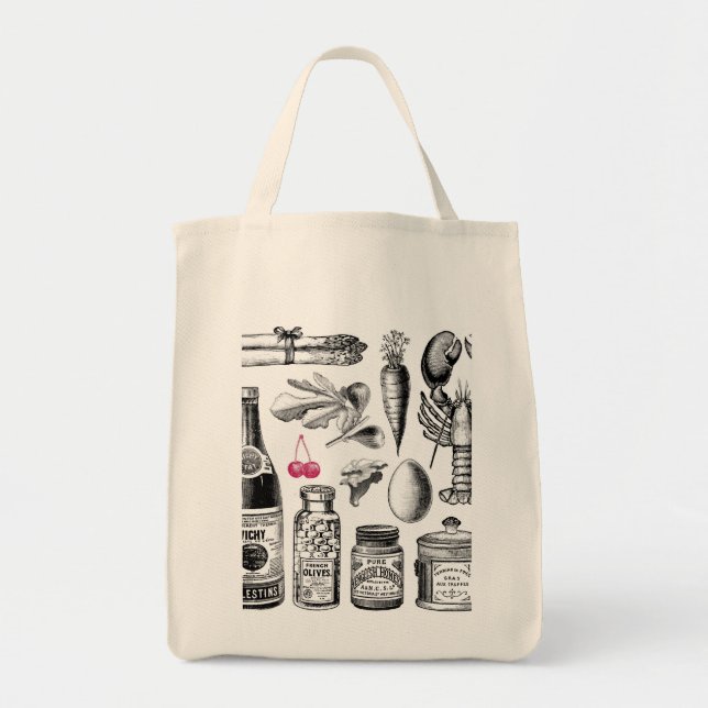 Tote Bag Lien vintage (Devant)
