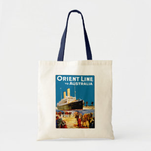 Tote Bag Ligne de l'Orient vers l'Australie