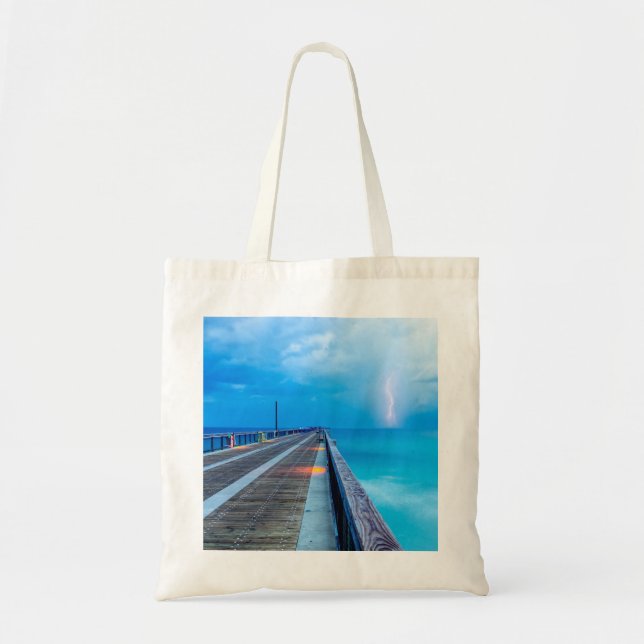 Tote Bag Ligne de Navarre Beach (Devant)
