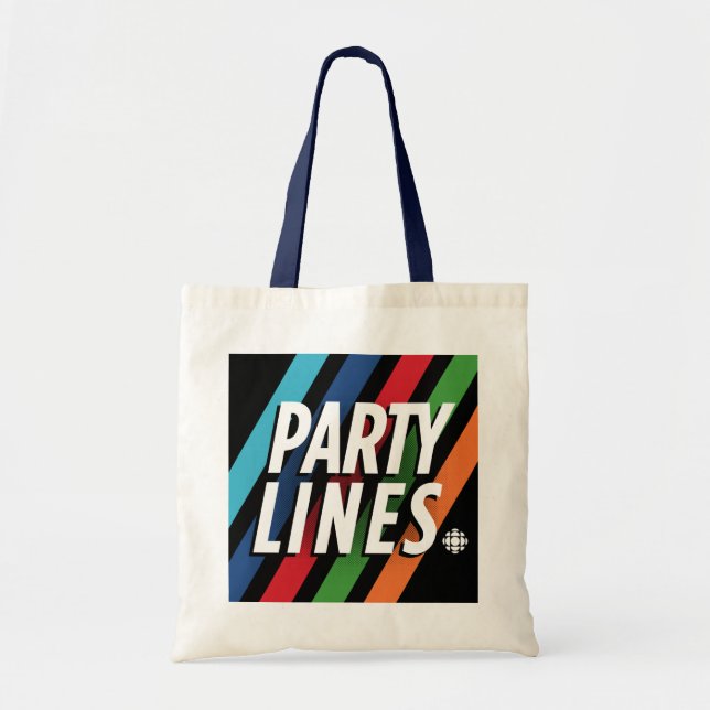 Tote Bag Lignes de partie CBC (Devant)