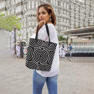Tote Bag Lignes d'illusion
