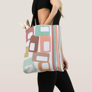 Tote Bag Lignes et rectangles