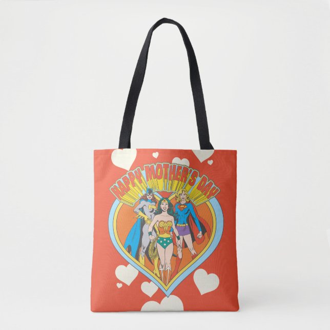 Tote Bag Ligue de Justice | Bonne fête des mères (Devant)