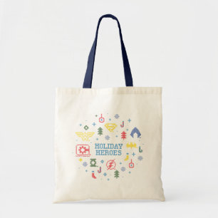 Tote Bag Ligue de Justice "Héros de Vacances" Faux Cross-St