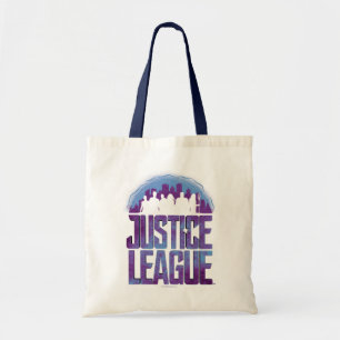 Tote Bag Ligue de Justice Justice League City Silhouette