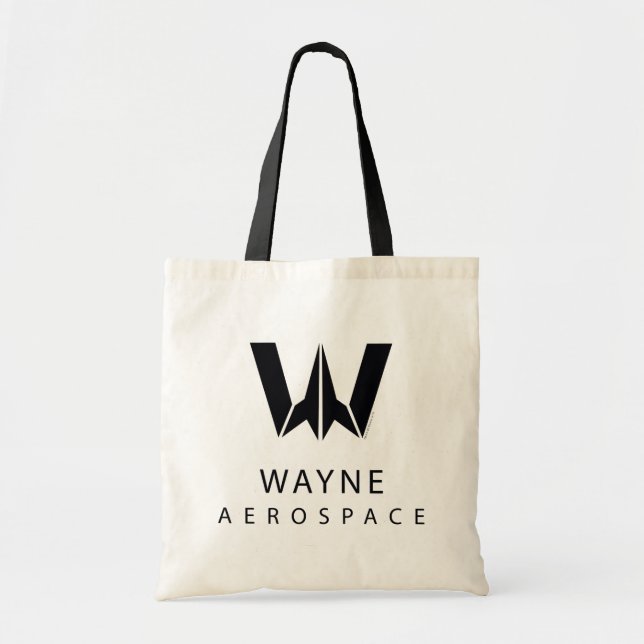 Tote Bag Ligue de Justice | Logo Wayne Aerospace (Devant)