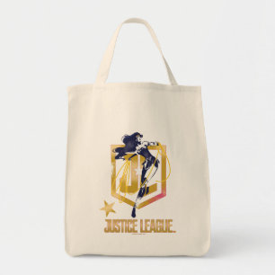 Tote Bag Ligue de Justice   Wonder Woman JL Logo Pop Art