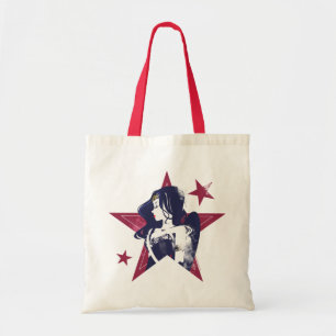 Tote Bag Ligue de Justice   Wonder Woman & Stars Pop Art
