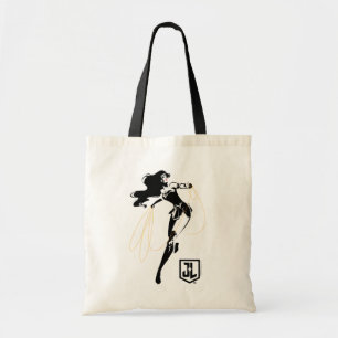 Tote Bag Ligue de Justice   Wonder Woman with Lasso Pop Art