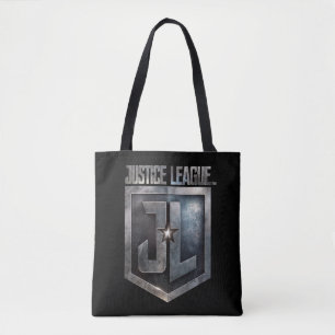 Tote Bag Ligue de la justice Bouclier JL métallique