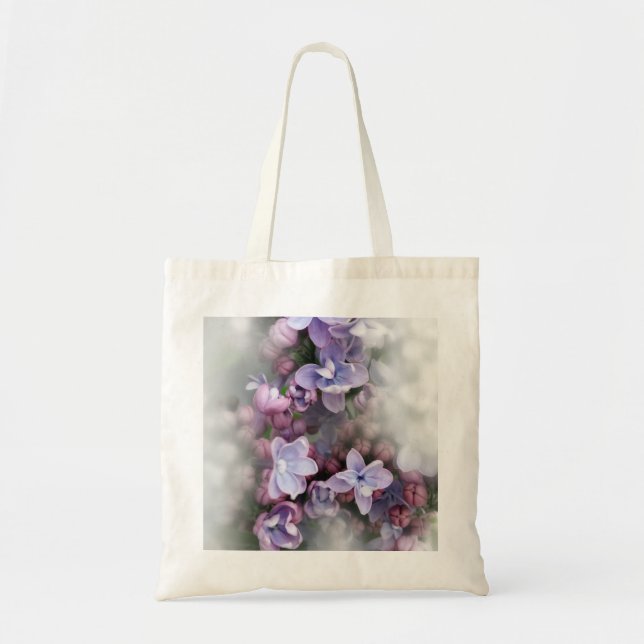 Tote Bag Lilac fleurit (Devant)