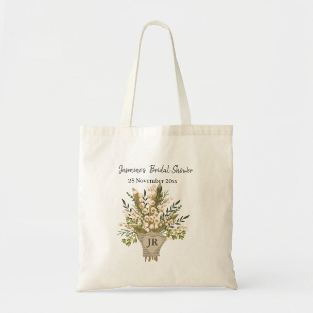 Tote Bag Lily De La Fête des mariées Vallée Bouquet (Devant)
