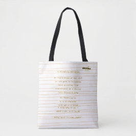 Tote Bag Liminality Fourre-tout par le poète Adiela Akoo