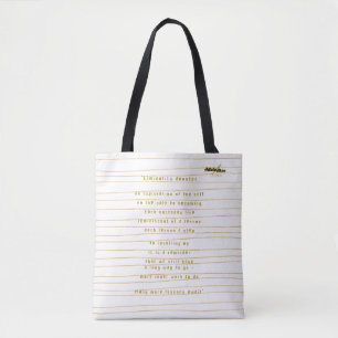 Tote Bag Liminality Fourre-tout par le poète Adiela Akoo