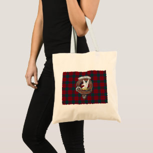Tote Bag Lindsay Clan Badge Tartan Fourre-tout