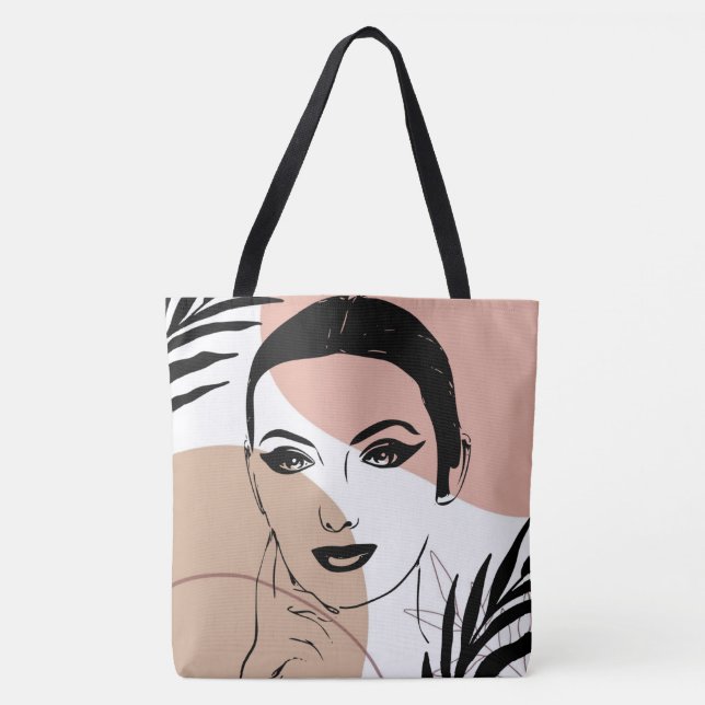 Tote Bag LIne Art Boho (Devant)