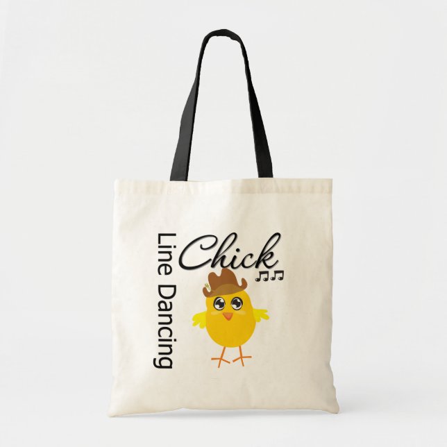 Tote Bag Line Dancing Chick (Devant)