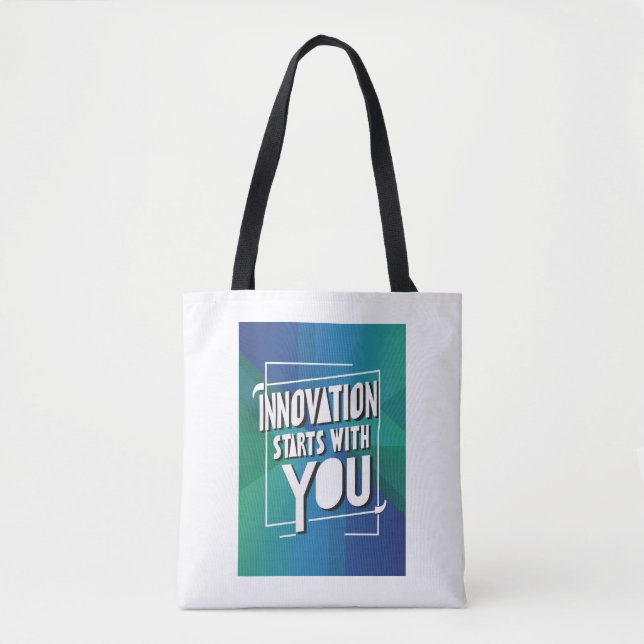 Tote Bag L'innovation commence avec vous (Devant)