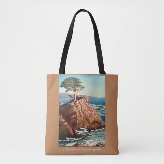 Tote Bag L'inspiration peut venir n'importe où de Cypruss (Devant)