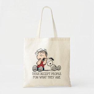 Tote Bag Linus consolé avec l'oreille de Snoopy