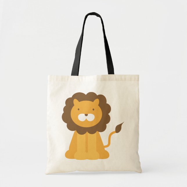 Tote Bag Lion caricature (Devant)