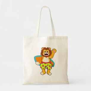 Tote Bag Lion comme surfer avec Surfer