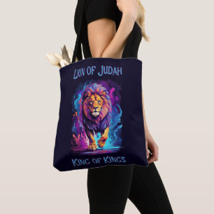 Tote Bag Lion de Juda Foi Jésus Don chrétien