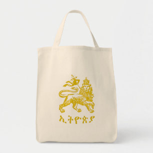 Tote Bag Lion de Juda Haile Selassie I Jah Rastafari LUI