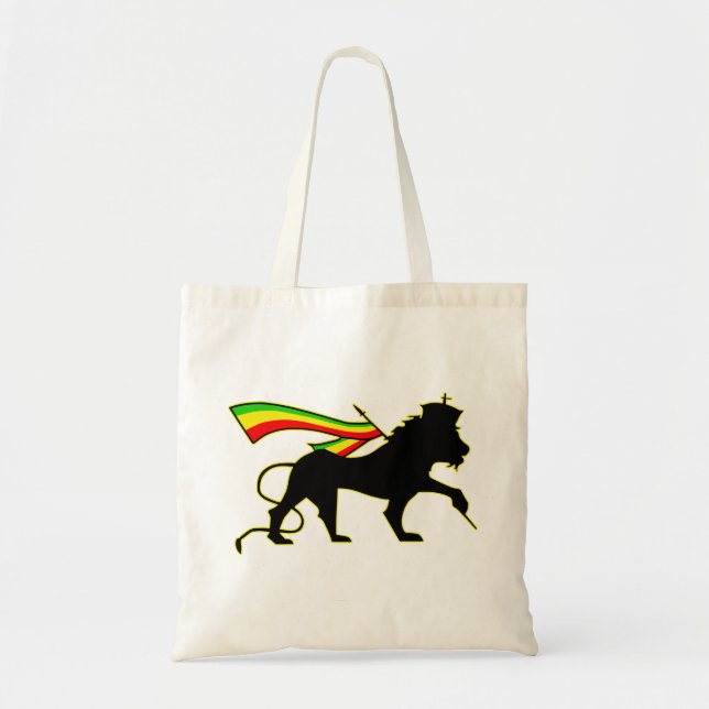 Tote Bag Lion De Juda - Rasta (Devant)