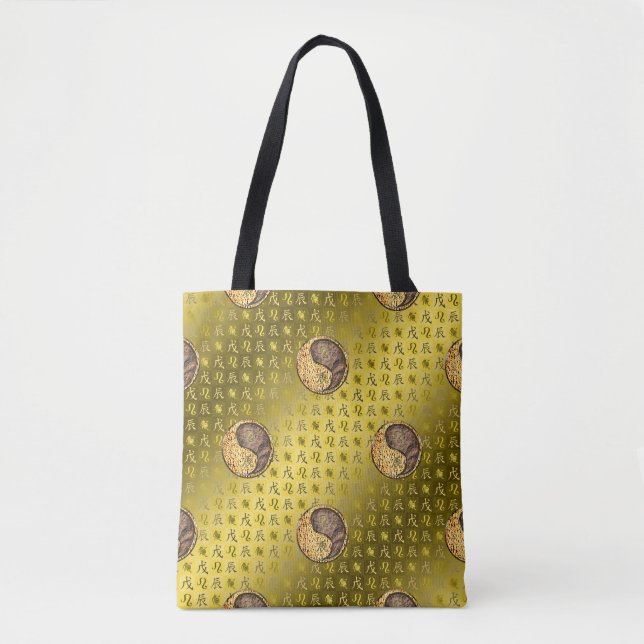 Tote Bag Lion & Dragon de Terre (Devant)