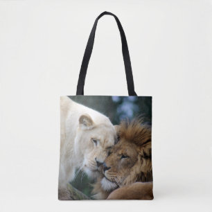 Tote Bag Lion et lionne