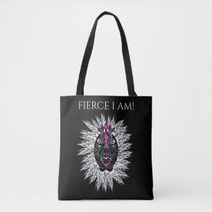 Tote Bag Lion féroce, Fourre-tout, le visage du lion