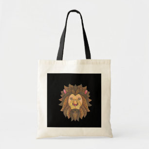 Tote Bag Lion gribouillé Fourre-tout