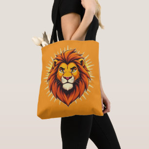 Tote Bag Lion Majestueux – Roi du Pouvoir et de l'Autorité