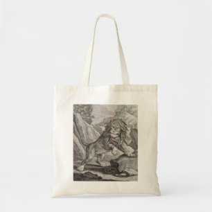 Tote Bag Lion mâle dans le parc national du Serengeti, Tanz