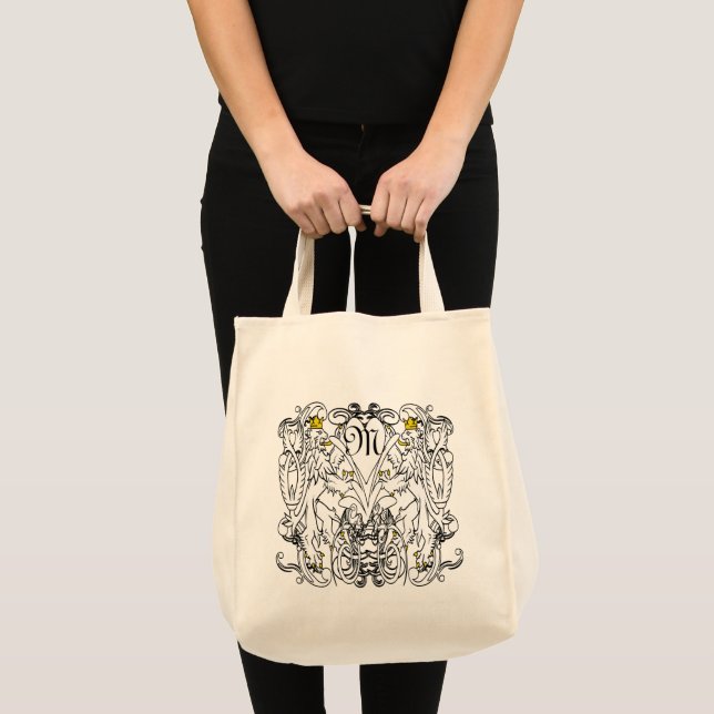 Tote Bag Lion Rampant Renaissance Mariage (Devant (produit))