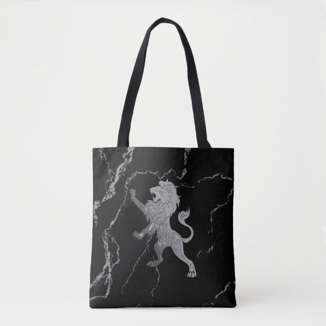 Tote Bag Lion royal d'argent (Devant)