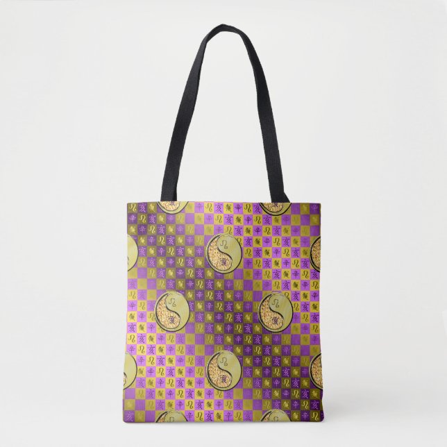 Tote Bag Lion & Sanglier Métal (Devant)