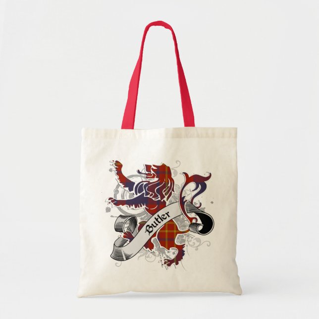 Tote Bag Lion Tartan Butler (Devant)