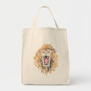 Tote Bag Lion tourbillonnant