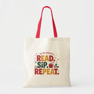 Tote Bag Lire Boire Répéter Livre Festif De Fêtes Amoureux