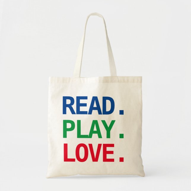 Tote Bag Lire l'amour (Devant)