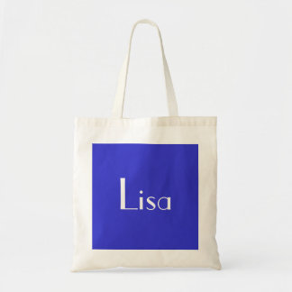 Tote Bag Lisa En Bleu Et Blanc III